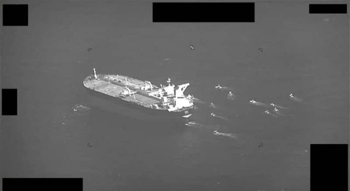 Iran seizes second oil tanker in a week in Gulf U.S. Navy