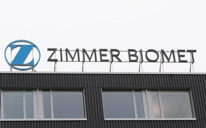 Zimmer Biomet raises annual forecasts on knees and hips unit strength
