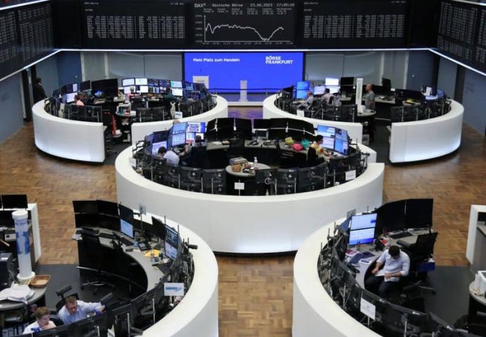 European shares subdued after hawkish remarks from ECB's Lagarde
