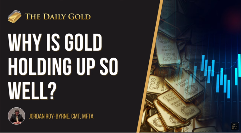3 Reasons Why Gold is Holding Up Well