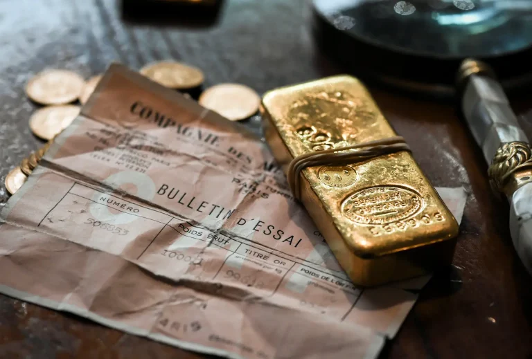 Gold is heading for its best weekly gain since April, with the dollar falling
